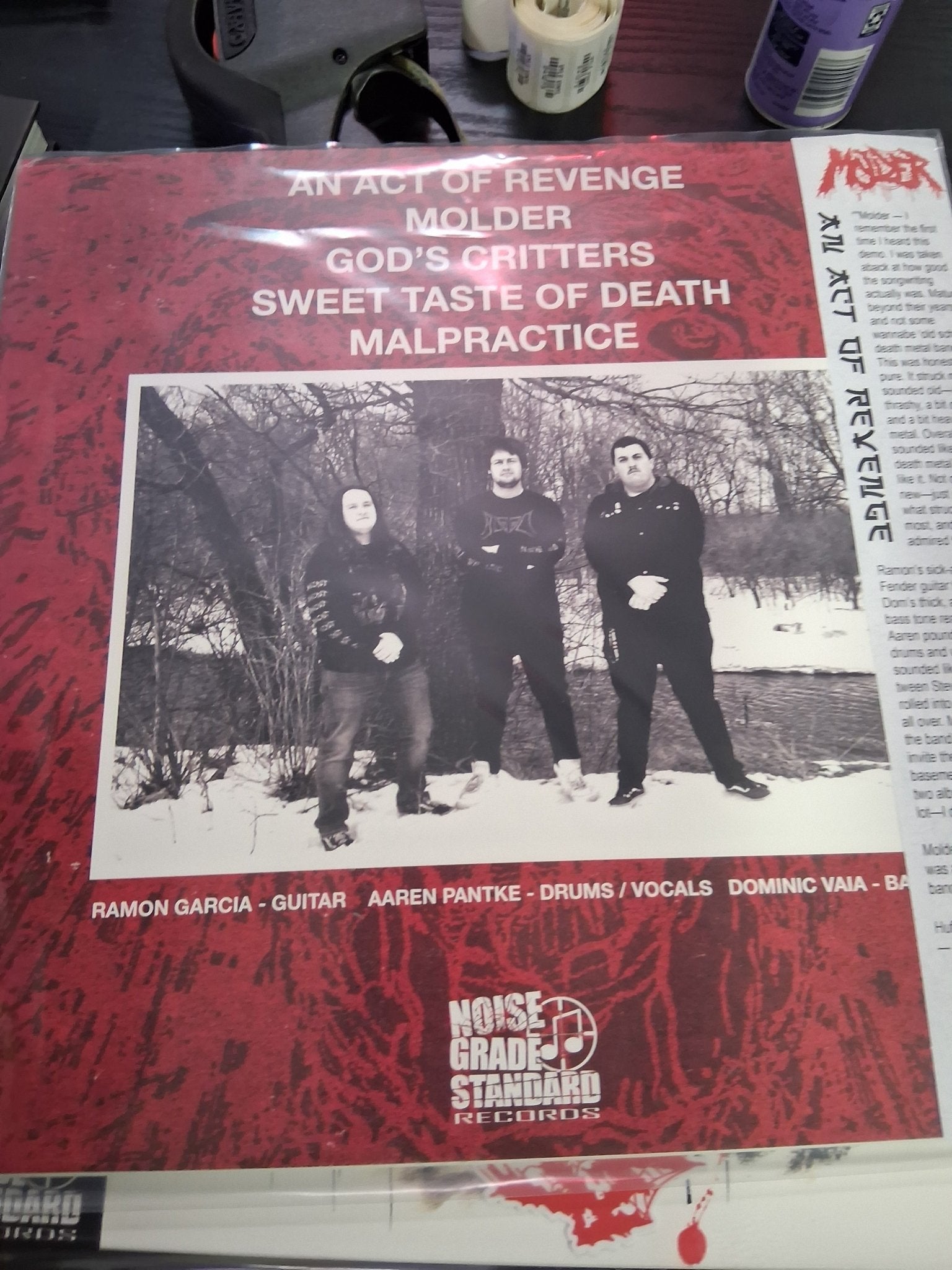 Molder An act of revenge - Vyle Vinyl