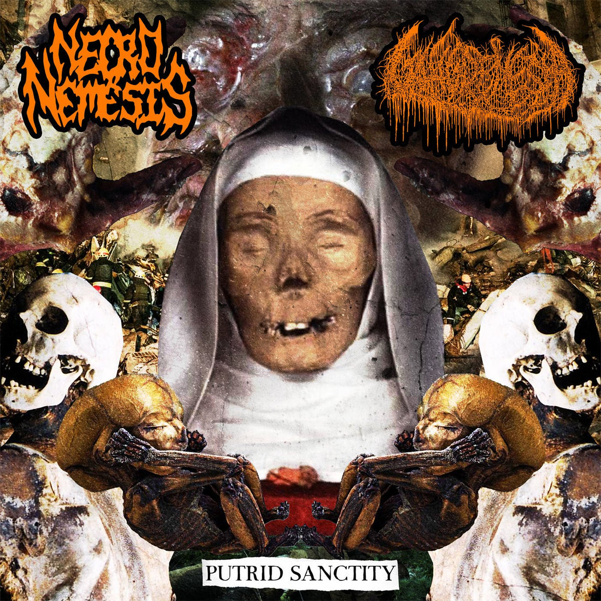 NECRONEMESIS / GANGRENESIA - Putrid Sanctity CD - Vyle Vinyl