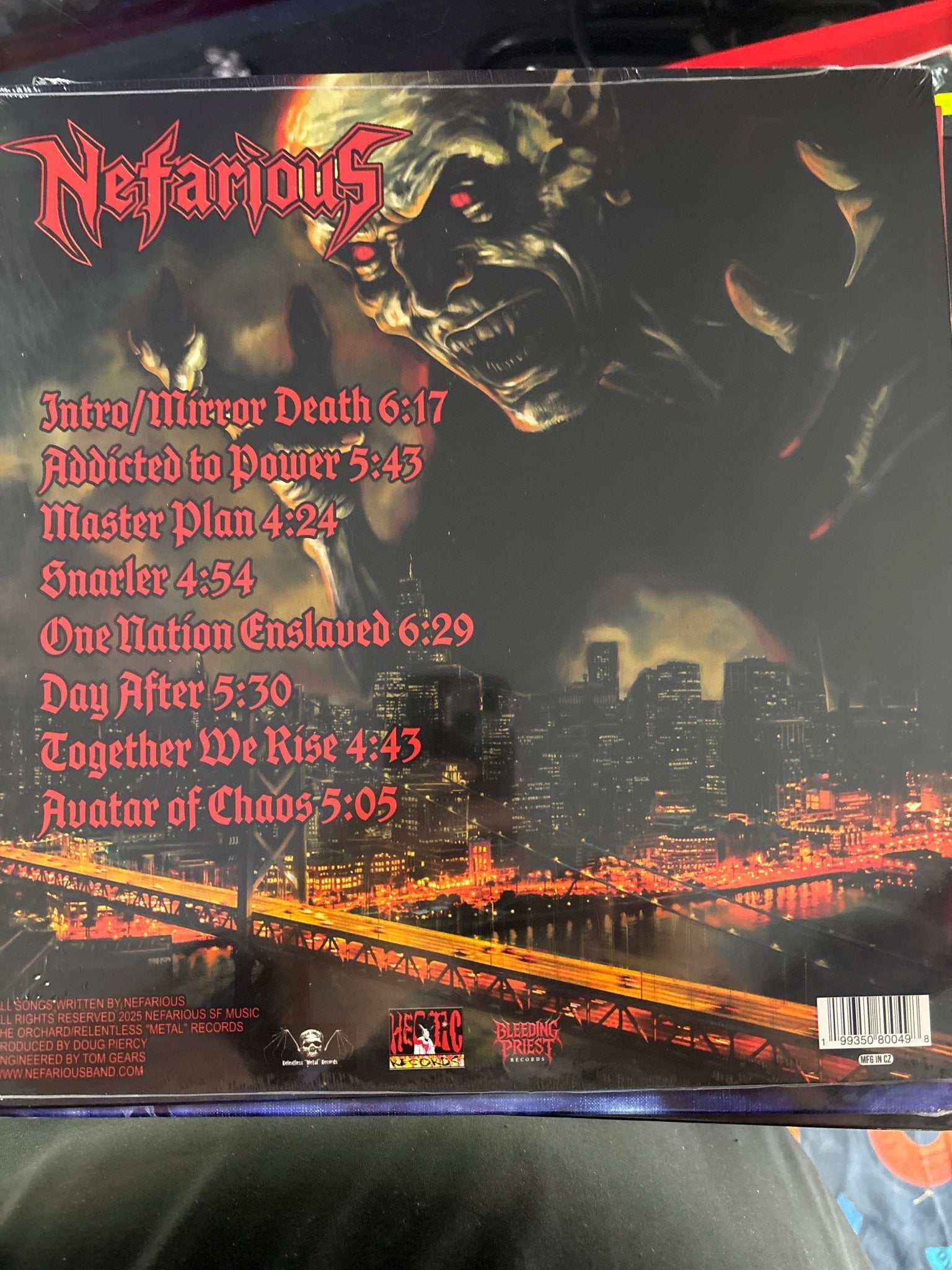 Nefarious - Addicted To Power - Vyle Vinyl