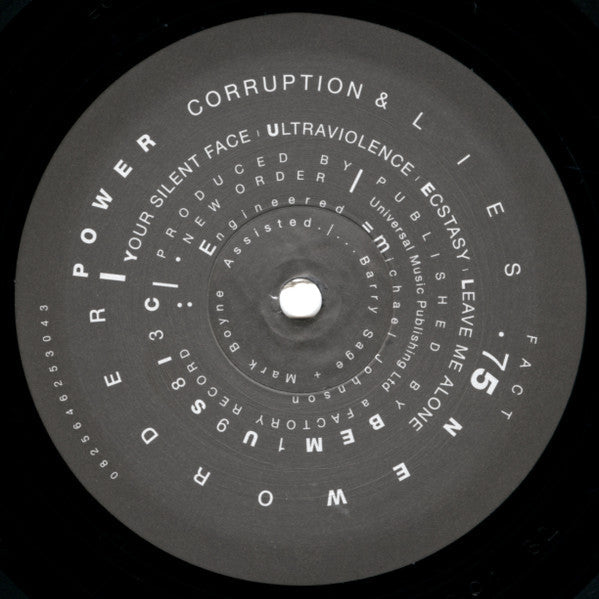 New Order - Power, Corruption, and Lies - Vyle Vinyl