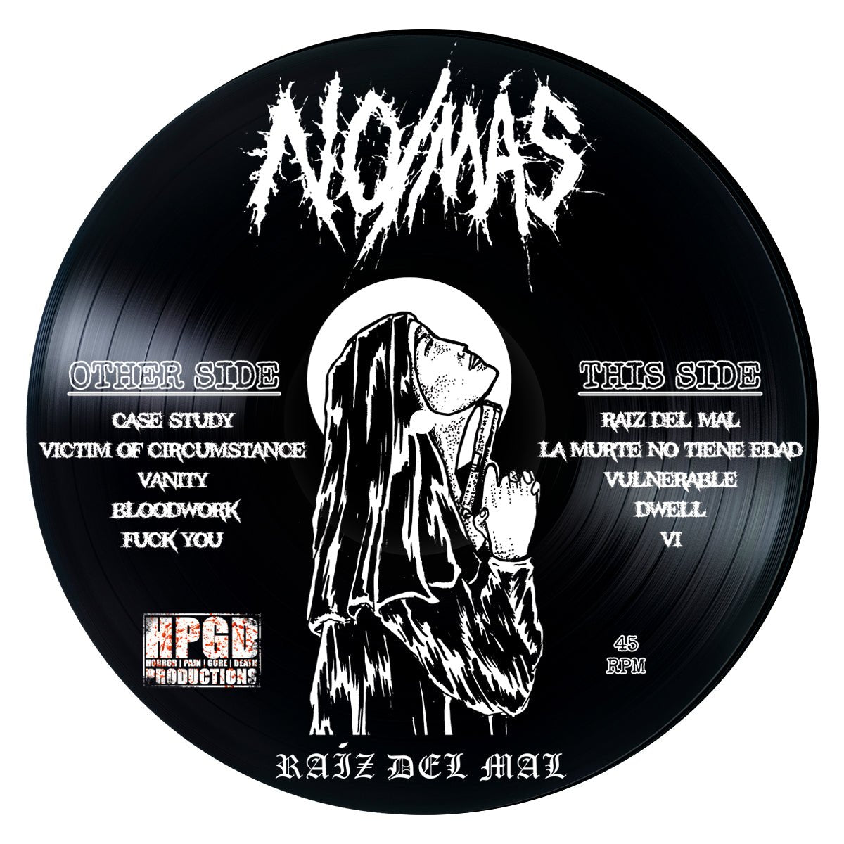 NO/MÁS - Raíz Del Mal LP (Picture Disc) LTD To 100 - Vyle Vinyl