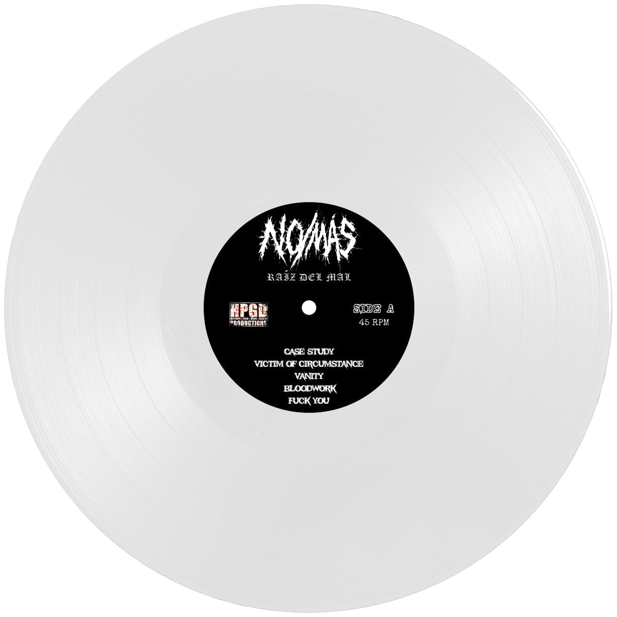 NO/MÁS - Raíz Del Mal LP (White) LTD To 100 - Vyle Vinyl