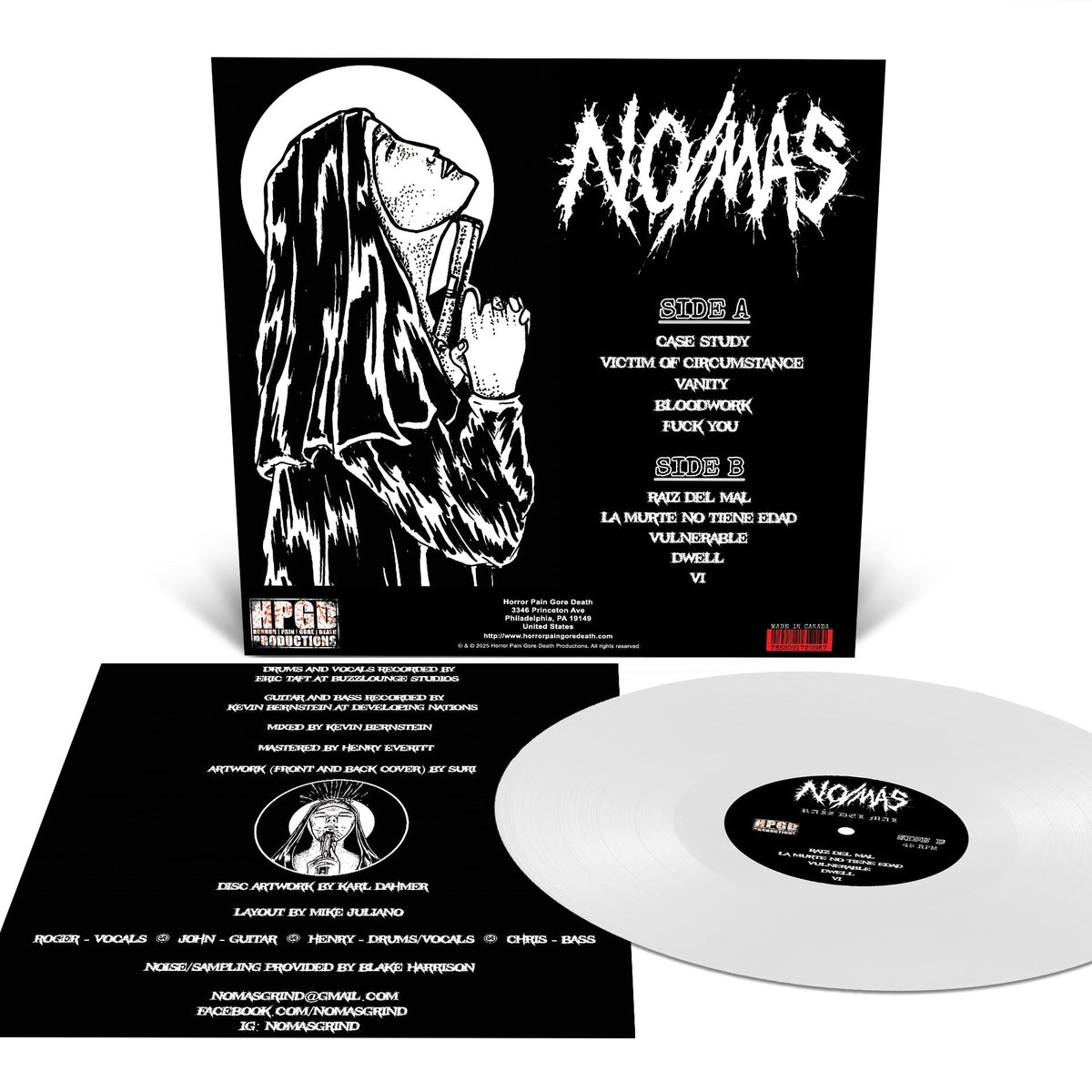 NO/MÁS - Raíz Del Mal LP (White) LTD To 100 - Vyle Vinyl