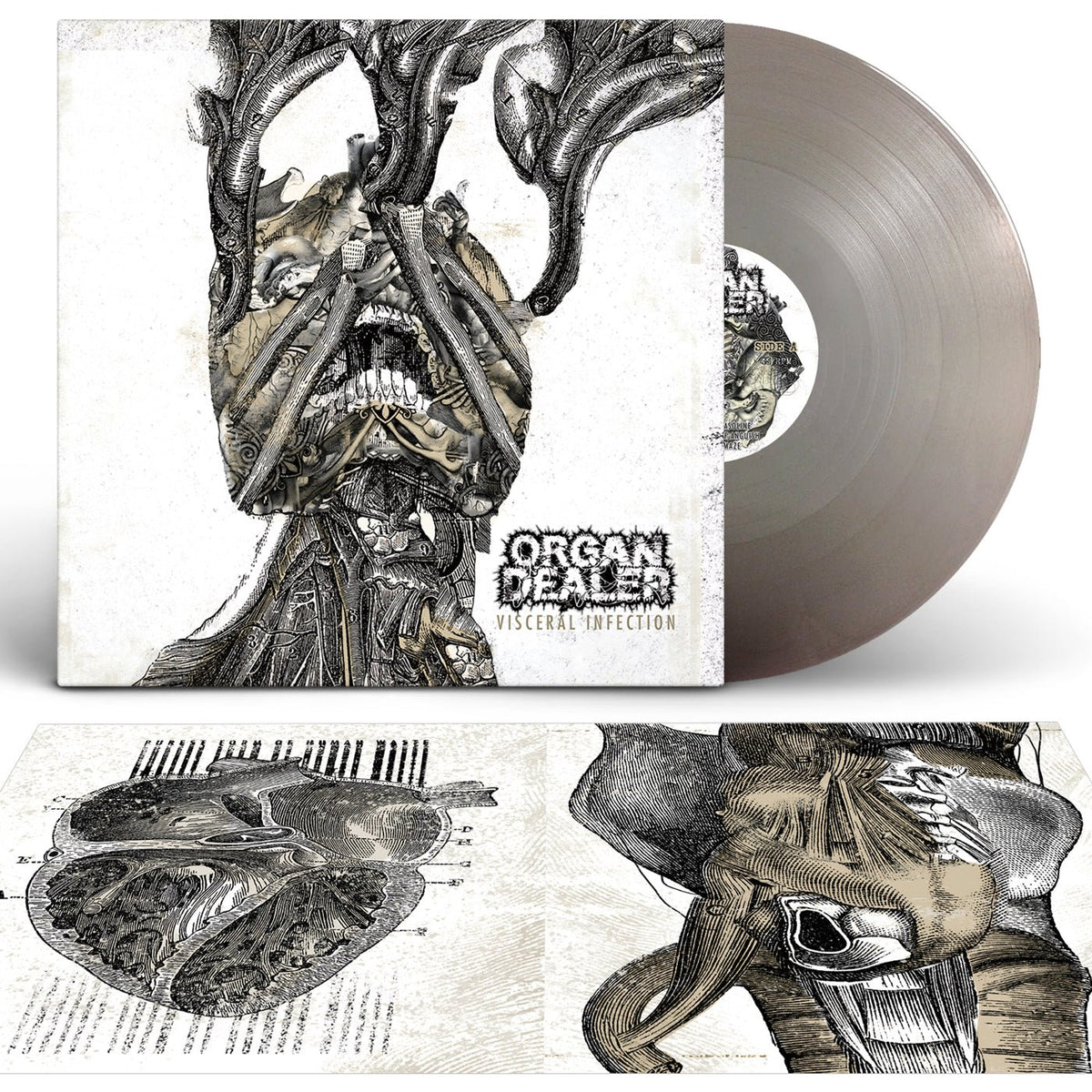 ORGAN DEALER - Visceral Infection LP (Metallic Silver) LTD To 141 - Vyle Vinyl