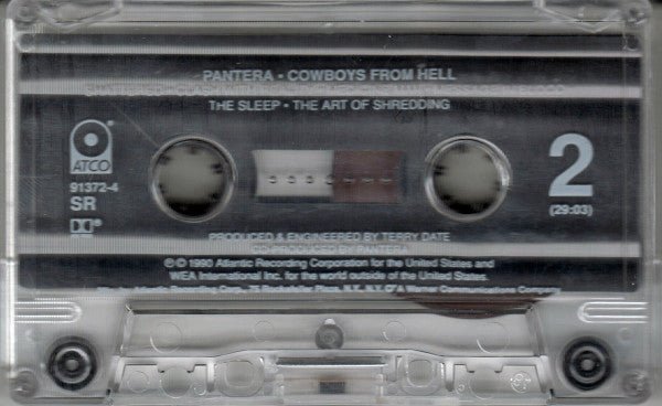 Pantera - Cowboys From Hell (Cassette) - Vyle Vinyl