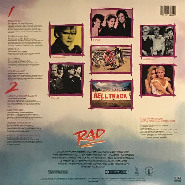 RAD - Motion Picture Soundtrack - Vyle Vinyl