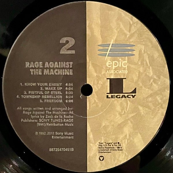 Rage Against The Machine - Rage Against The Machine (LP) - Vyle Vinyl