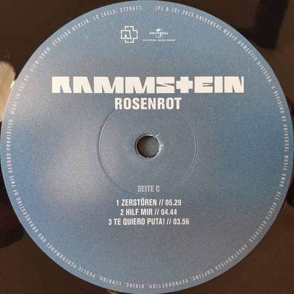 Rammstein - Rosenrot (2xLP) - Vyle Vinyl