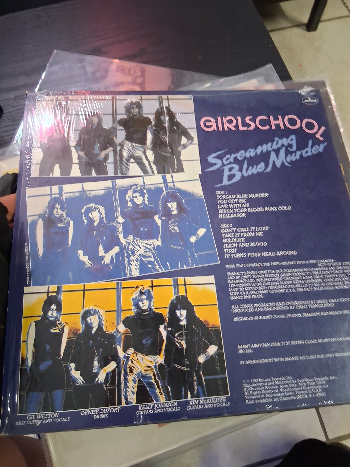 Girlschool  screaming blue murder