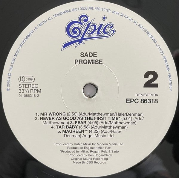 Sade - Promise (LP) - Vyle Vinyl