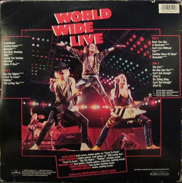 Scorpions - World Wide Live - Vyle Vinyl