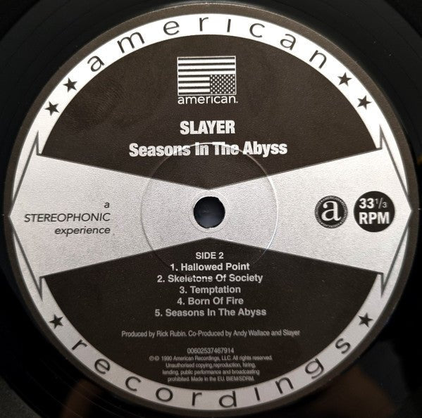 Slayer - Seasons In The Abyss (LP) - Vyle Vinyl
