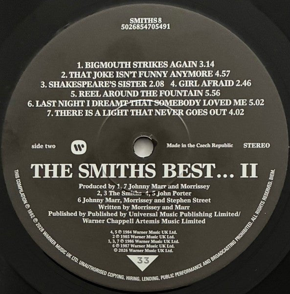Smiths, The - ...Best II (LP) - Vyle Vinyl