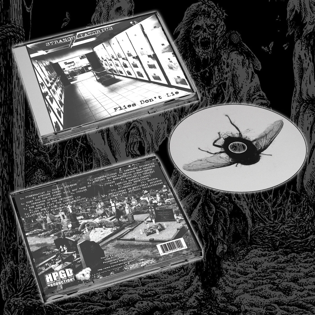 STRANGULIATORIUS - Flies Don't Lie CD - Vyle Vinyl