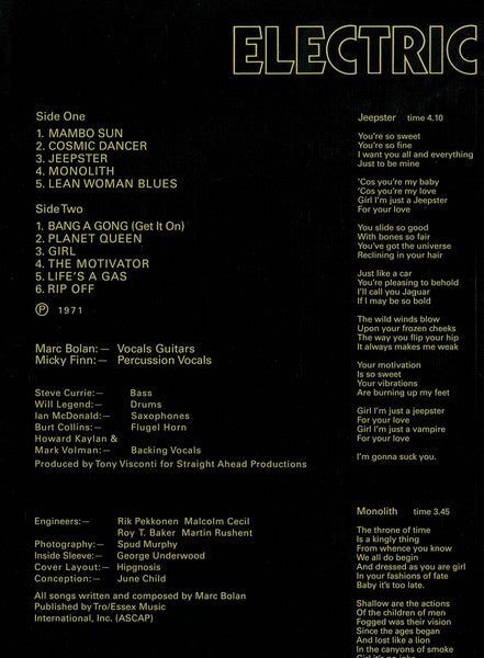 T-Rex - Electric Warrior - Vyle Vinyl