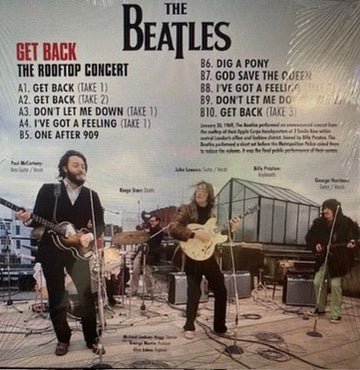 The Beatles - Get Back The Rooftop Concert - Vyle Vinyl