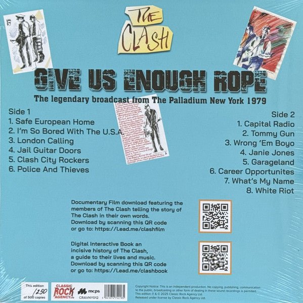 The Clash - Give Us Enough Rope - Vyle Vinyl