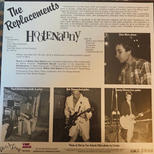 The Replacement - Hootenanny - Vyle Vinyl