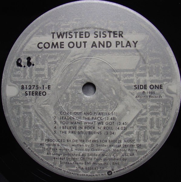 Twisted Sister - Come Out And Play (LP) - Vyle Vinyl