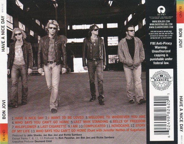 USED - Bon Jovi - Have A Nice Day (CD) - Vyle Vinyl