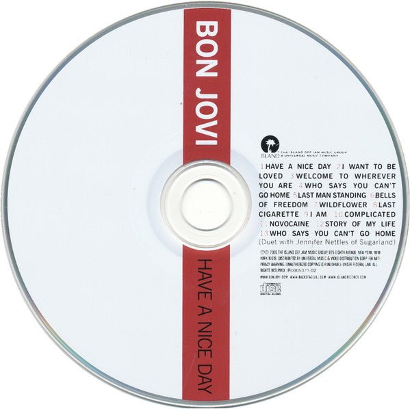 USED - Bon Jovi - Have A Nice Day (CD) - Vyle Vinyl