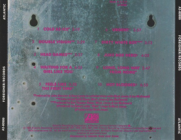 USED - Foreigner - Records (CD) - Vyle Vinyl