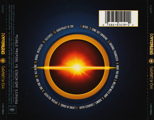 USED - Offspring, The - Conspiracy Of One (CD) - Vyle Vinyl