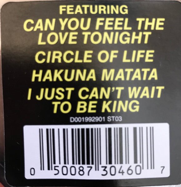 Various - The Lion King (Original Motion Picture Soundtrack) (LP) - Vyle Vinyl