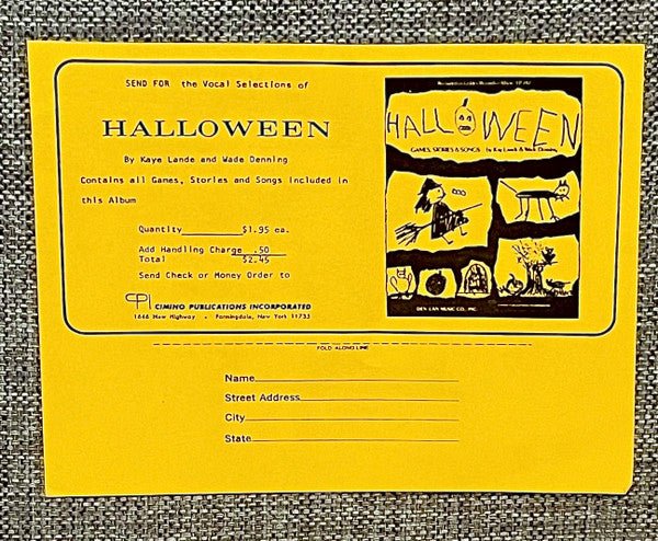 Wade Denning, Kay Lande - Halloween (LP) - Vyle Vinyl