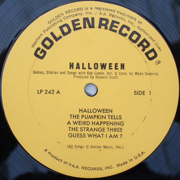 Wade Denning, Kay Lande - Halloween (LP) - Vyle Vinyl